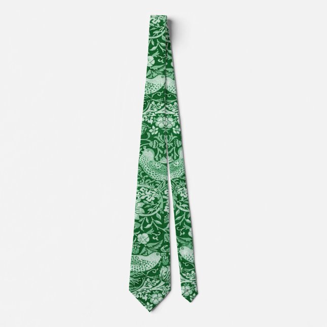 Gravata Strawberry Thef Green, William Morris (Frente)