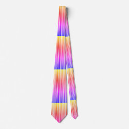 Gravata Streifenmuster regenbogenfarben