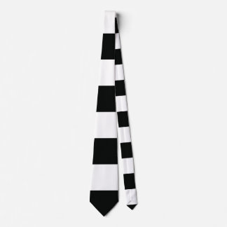 Gravata Striped (Preto e Branco) | Horizontal) Personalizá