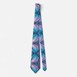 Gravata Stylish Azul com Estampa Única