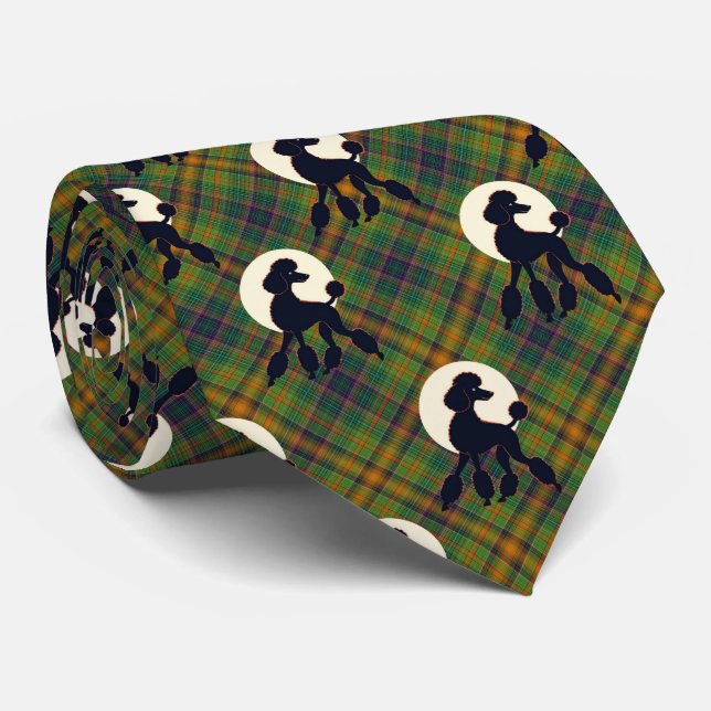 Gravata Stylish Poodle Necktie (Rolled)