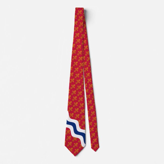 Gravata Stylized flag theme of St. Louis, Missouri (Frente)