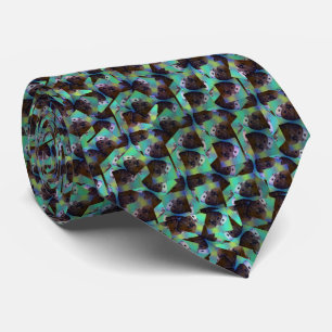 Gravata Suínos abstrato, Necktie