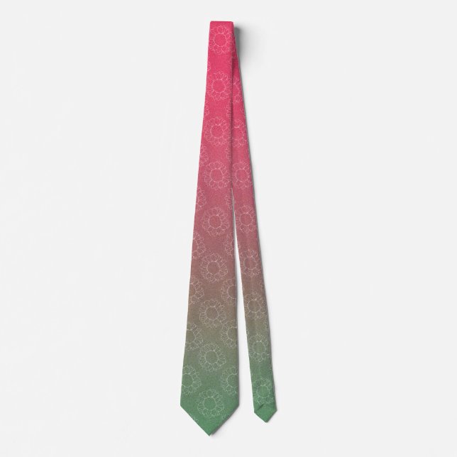 Gravata Sunflower Pattern Men's Tie (Frente)