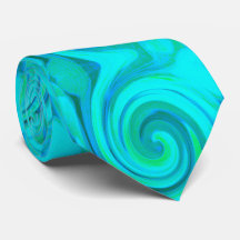 Supressão de Arte Líquida de Abstrato Azul Groovy 