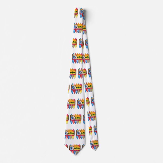 Gravata Surfe nas Ilhas Havaianas (Frente)