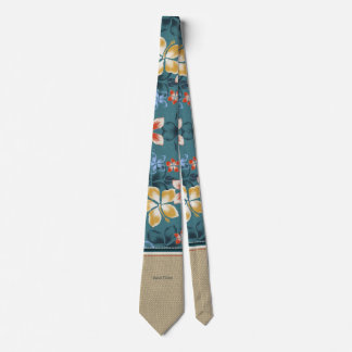 Gravata Surfista tropical das ilhas havaianas do vintage