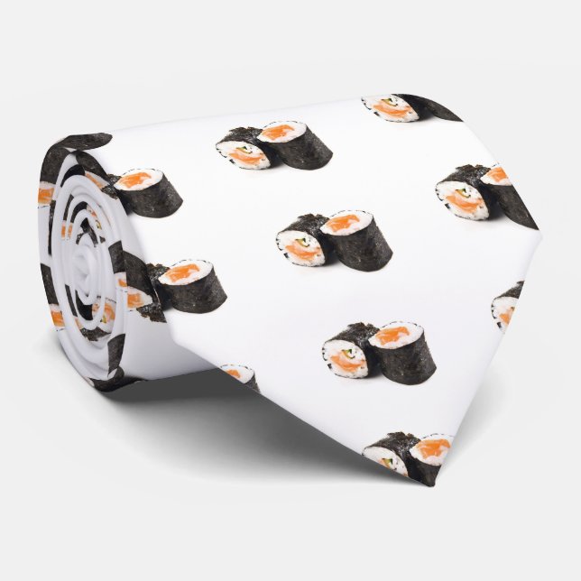 Gravata Sushi, maki, comida japonesa (Rolled)