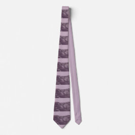 Gravata Sussurros do amanhecer: Lavanda Mist Silk Tie