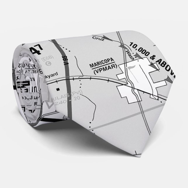 Gravata TAC do aeroporto Phoenix (Rolled)