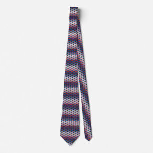 Gravata Tailândia Flag Hearts Tie