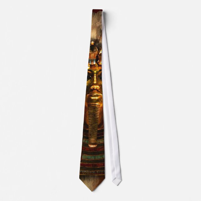 Gravata TANKHAMEN Dourado Necktie (Frente)