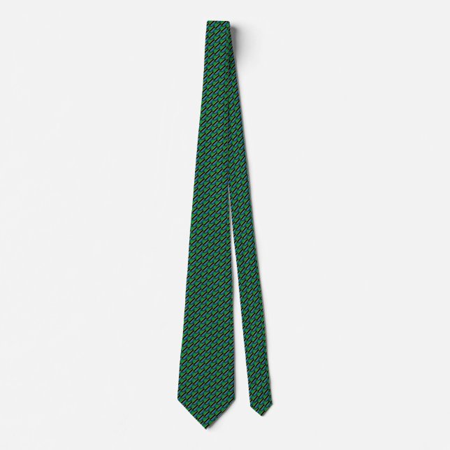 Gravata Tanzania Flag Hearts Tie (Frente)