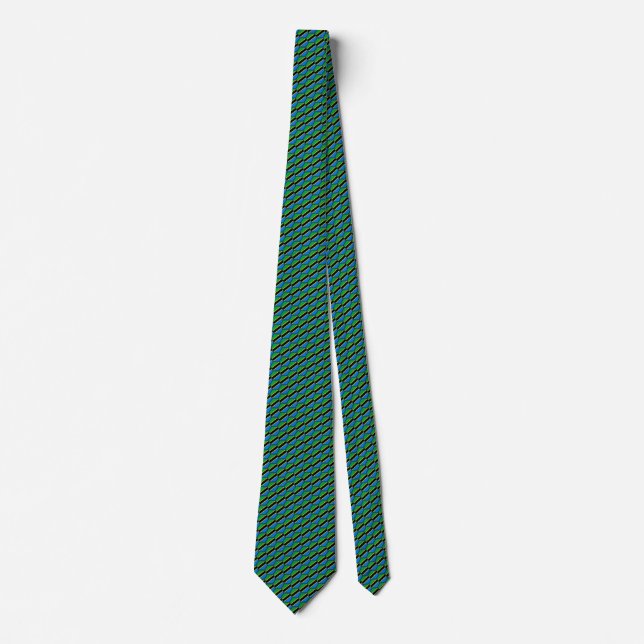 Gravata Tanzania Flag Honeycomb Tie (Frente)