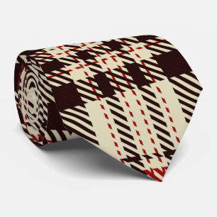 Gravata Tartan Brown