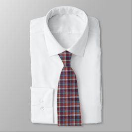 Gravata Tartan Burgundy Vermelho Escocês