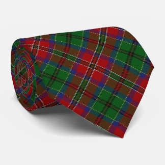Gravata Tartan do monograma da letra M de MacCulloch do