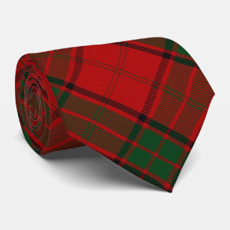 Gravata Tartan do monograma da letra M de Maxwell do clã
