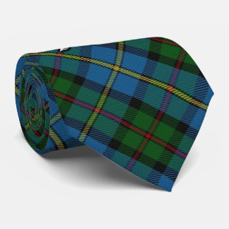 Gravata Tartan escocês do monograma de MacLeod M do clã