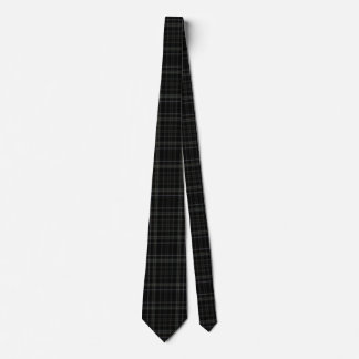 Gravata Tartan Preto
