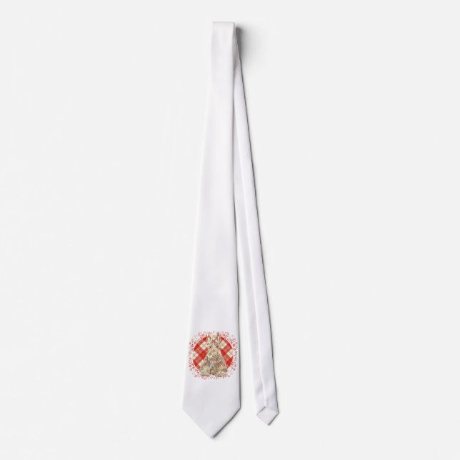 Gravata Tartan Scottie Trigo (Frente)