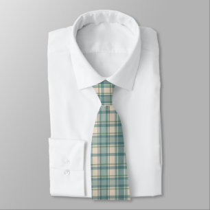 Gravata Tartan Verde Azul Bege Buffalo Xadrez Masculino
