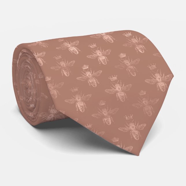 Gravata Tartaruga de Abelha de Verão (Rolled)