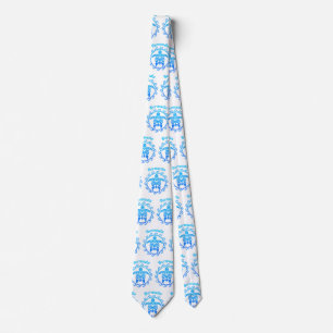Gravata Tartaruga tribal Bermuda do azul de oceano