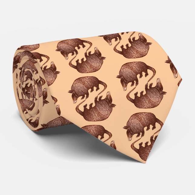Gravata Tatu Yin Yang (Rolled)