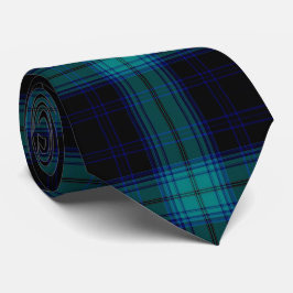 Gravata Teal Blue Blackwatch Tartan Xadrez Flannel