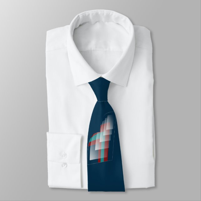 Gravata Teal burgundy azul (Amarrado)