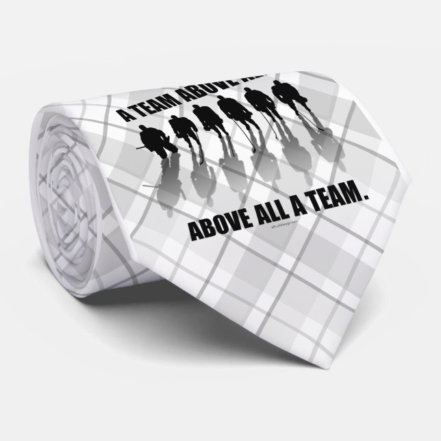 Gravata Team Above All (Hockey) (Rolled)