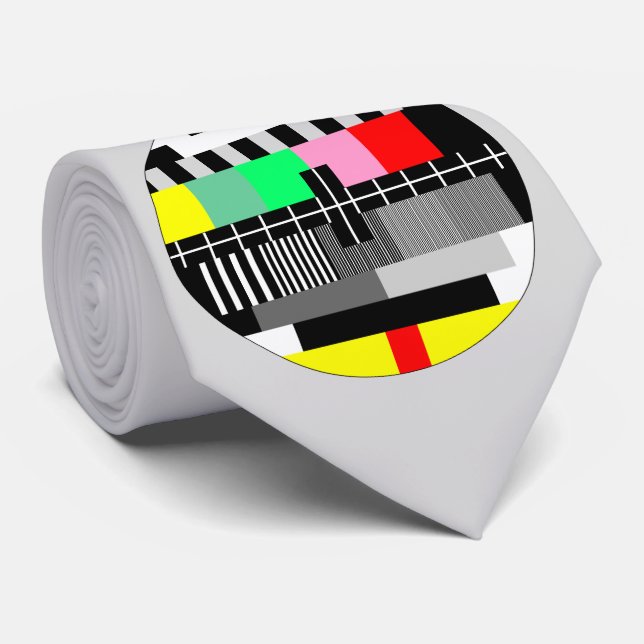 Gravata Tela de teste de tv a cores retrorreflectoras (Rolled)