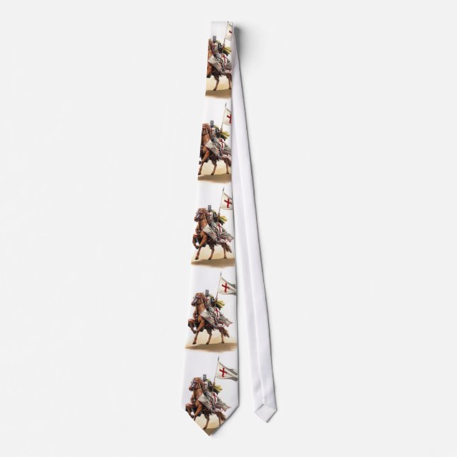 Gravata Templar Knight Crusader Tie (Frente)