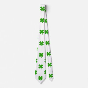 Gravata tencils clover emoji mens necktie