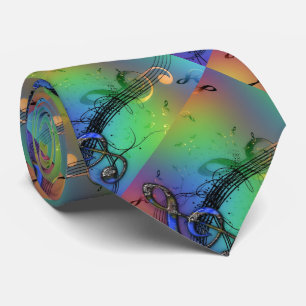 Gravata Tendy Colorful Musical Design num