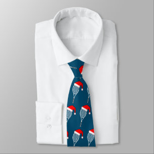 Gravata Tênis Racket Santa Hat