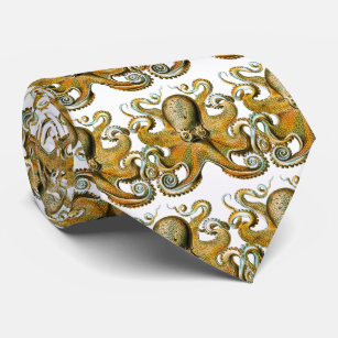 Gravata Tentáculos do vintage do desenho do polvo