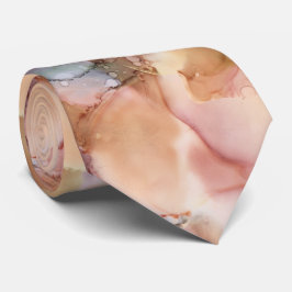 Gravata Terracotta Watercolor Quic Moderno