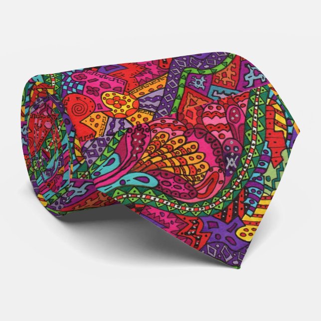 Gravata Terreno #89 do cérebro (Rolled)