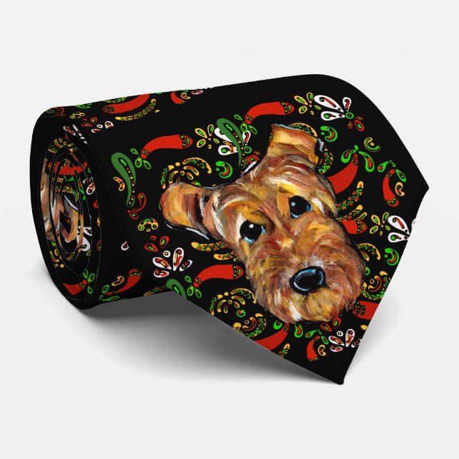 GRAVATA TERRIER AIREDALE       (Rolled)