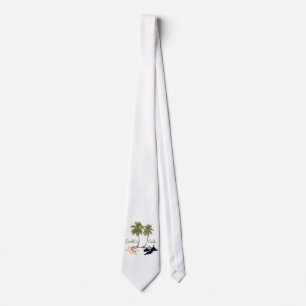 Gravata Terrier Escocês Design Havaiano