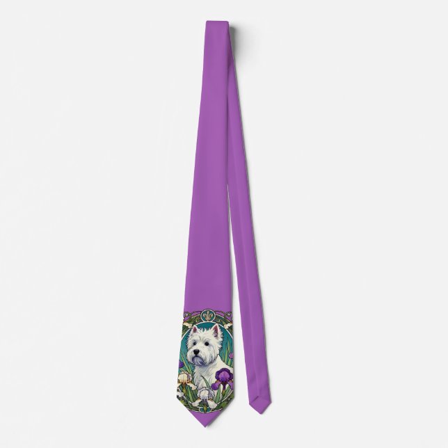 Gravata Terrier West Highland Westie                       (Frente)
