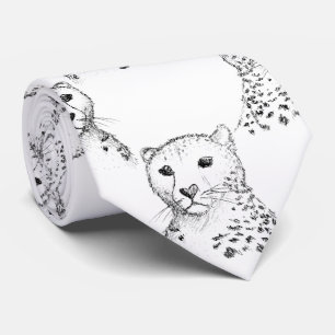 Gravata Teste padrão da chita