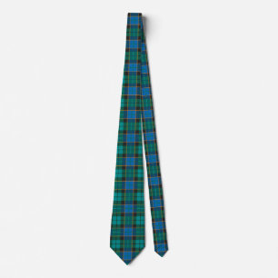 Gravata Teste padrão das xadrezes de Tartan - verde azul