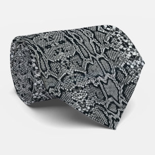 Gravata Teste padrão de Snakeskin do pitão em a