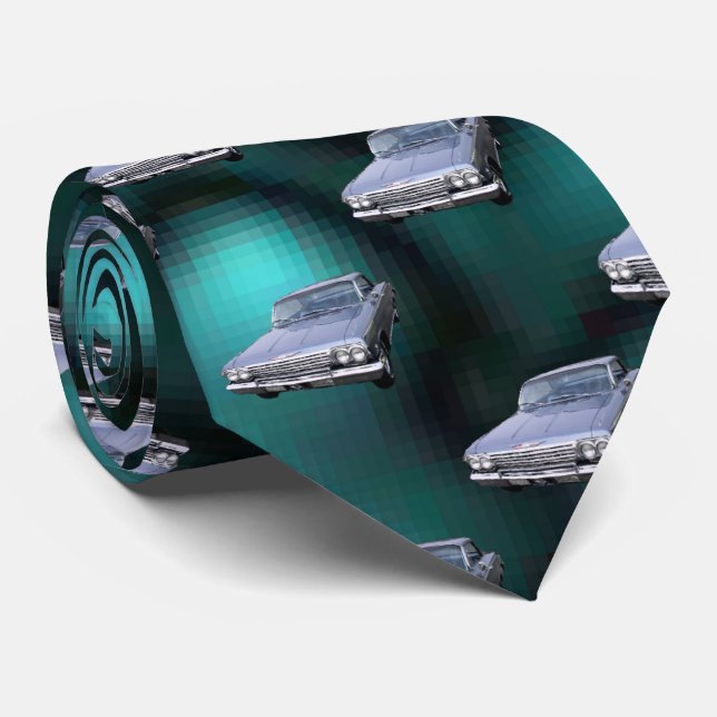 Gravata Teste padrão do carro (Rolled)