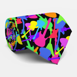 Gravata Teste padrão do respingo da guitarra