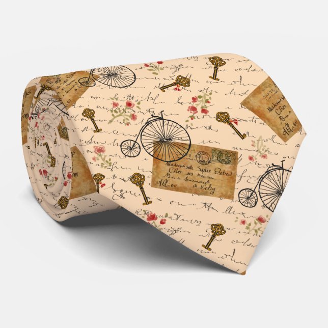 Gravata teste padrão do vintage (Rolled)