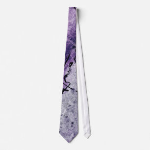 Gravata Teste padrão roxo